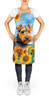 Welsh Terrier in Sunflowers Cooking Kitchen Apron product image at NuMercy 2