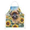 Brussels Griffon in Sunflowers Cooking Kitchen Apron product image at NuMercy