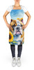 English Bulldog in Sunflowers Cooking Kitchen Apron product image at NuMercy 2
