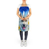 White German Shepherd in Sunflowers Cooking Kitchen Apron product image at NuMercy 5