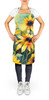 Maryland Black-Eyed Susans in Watercolor Cooking Kitchen Apron DAC1666 product image at NuMercy 2