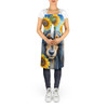 Afghan Hound in Sunflowers Cooking Kitchen Apron product image at NuMercy 5