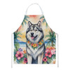 Alaskan Malamute Luau Cooking Kitchen Apron product image at NuMercy