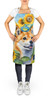 Shiba Inu in Sunflowers Cooking Kitchen Apron product image at NuMercy 2