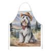 Bearded Collie Cowboy Welcome Cooking Kitchen Apron product image at NuMercy