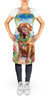 Dogue de Bordeaux Luau Cooking Kitchen Apron product image at NuMercy 2