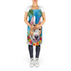 English Bull Terrier Luau Cooking Kitchen Apron DAC6424 product image at NuMercy 5