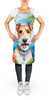 Fox Terrier Luau Cooking Kitchen Apron DAC6434 product image at NuMercy 2