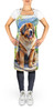 Tibetan Mastiff Spring Path Cooking Kitchen Apron product image at NuMercy 2