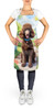Chocolate Poodle Spring Path Cooking Kitchen Apron DAC6694 product image at NuMercy 2