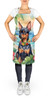 Miniature Pinscher Luau Cooking Kitchen Apron product image at NuMercy 2