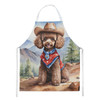 Poodle Cowboy Welcome Cooking Kitchen Apron DAC5961 product image at NuMercy