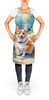 Corgi Spring Path Cooking Kitchen Apron DAC6609 product image at NuMercy 2