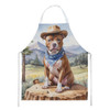 Staffordshire Bull Terrier Cowboy Welcome Cooking Kitchen Apron product image at NuMercy