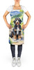 Bernedoodle Spring Path Cooking Kitchen Apron product image at NuMercy 2