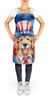 Golden Retriever Patriotic American Cooking Kitchen Apron DAC5725 product image at NuMercy 2