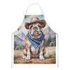 English Bulldog Cowboy Welcome Cooking Kitchen Apron DAC5892 product image at NuMercy