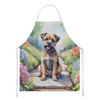 Border Terrier Spring Path Cooking Kitchen Apron product image at NuMercy