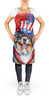 Tibetan Mastiff Patriotic American Cooking Kitchen Apron product image at NuMercy 2