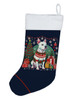 White Pit Bull Terrier Christmas Stocking product image at NuMercy