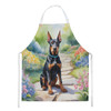 Doberman Pinscher Spring Path Cooking Kitchen Apron product image at NuMercy