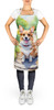 Corgi Spring Path Cooking Kitchen Apron DAC6608 product image at NuMercy 2