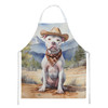 Pit Bull Terrier Cowboy Welcome Cooking Kitchen Apron DAC5954 product image at NuMercy