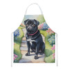 Black Pug Spring Path Cooking Kitchen Apron product image at NuMercy