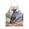 Doberman Pinscher Cowboy Welcome Cooking Kitchen Apron product image at NuMercy