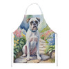 White Boxer Spring Path Cooking Kitchen Apron product image at NuMercy