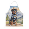 Rottweiler Cowboy Welcome Cooking Kitchen Apron product image at NuMercy