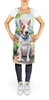 English Bull Terrier Spring Path Cooking Kitchen Apron DAC6619 product image at NuMercy 2