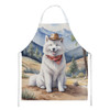 Samoyed Cowboy Welcome Cooking Kitchen Apron product image at NuMercy