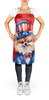 Pomeranian Patriotic American Cooking Kitchen Apron DAC5776 product image at NuMercy 2