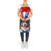 Australian Shepherd Patriotic American Cooking Kitchen Apron product image at NuMercy 5