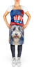 Bearded Collie Patriotic American Cooking Kitchen Apron product image at NuMercy 2