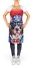 Greater Swiss Mountain Dog Patriotic American Cooking Kitchen Apron product image at NuMercy 2