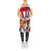 Basenji Patriotic American Cooking Kitchen Apron product image at NuMercy 5