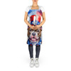 Staffordshire Bull Terrier Patriotic American Cooking Kitchen Apron product image at NuMercy 5