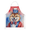 Shiba Inu Patriotic American Cooking Kitchen Apron product image at NuMercy