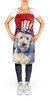 Komondor Patriotic American Cooking Kitchen Apron product image at NuMercy 2