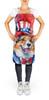 Corgi Patriotic American Cooking Kitchen Apron DAC5695 product image at NuMercy 2