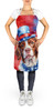 Brittany Spaniel Patriotic American Cooking Kitchen Apron product image at NuMercy 2