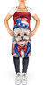 Maltipoo Patriotic American Cooking Kitchen Apron product image at NuMercy 2