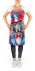Scottish Deerhound Patriotic American Cooking Kitchen Apron product image at NuMercy 2
