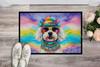 Bichon Frise Hippie Dawg Doormat 24H X 36W DAC2464 product image at NuMercy 2