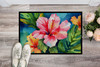 Hawaii Hawaiian Hibiscus in Watercolor Doormat 24H X 36W DAC1644 product image at NuMercy 2
