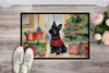 Scottish Terrier Cozy Christmas Doormat 24H X 36W product image at NuMercy 2