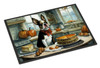Boston Terrier Fall Kitchen Pumpkins Doormat 24H X 36W DAC1749 product image at NuMercy