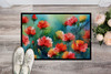 Ohio Scarlet Carnations in Watercolor Doormat 24H X 36W DAC1698 product image at NuMercy 2